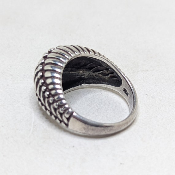 MODERNIST Sterling Ring / Ring Size 6 3/4 / Moder… - image 4