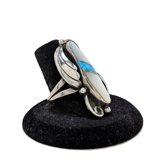 Turquoise Ring 9 / Native American Jewelry / TURQ… - image 2