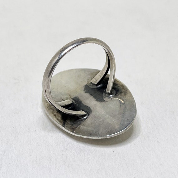 Vintage CORAL Sterling Ring 6 | SHADOWBOX Native … - image 4