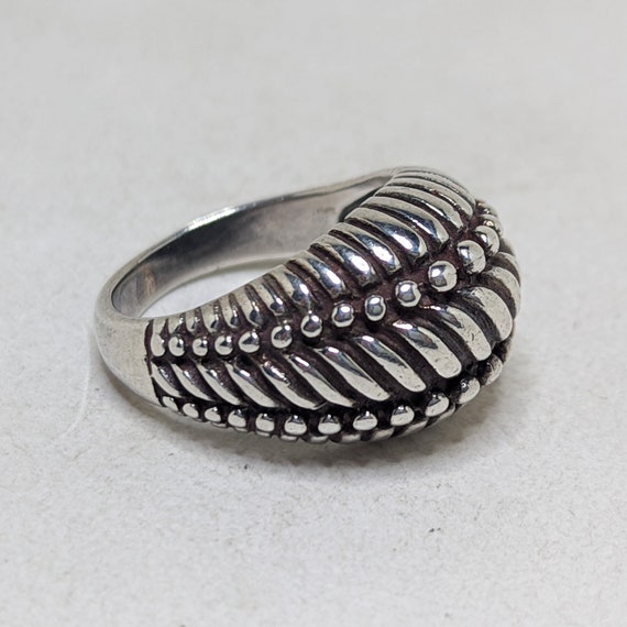 MODERNIST Sterling Ring / Ring Size 6 3/4 / Moder… - image 5