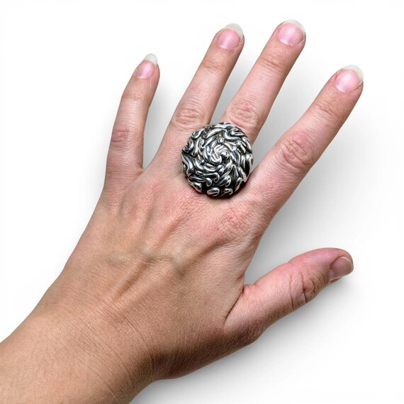 Electroform Sterling Ring Size 9 - image 7