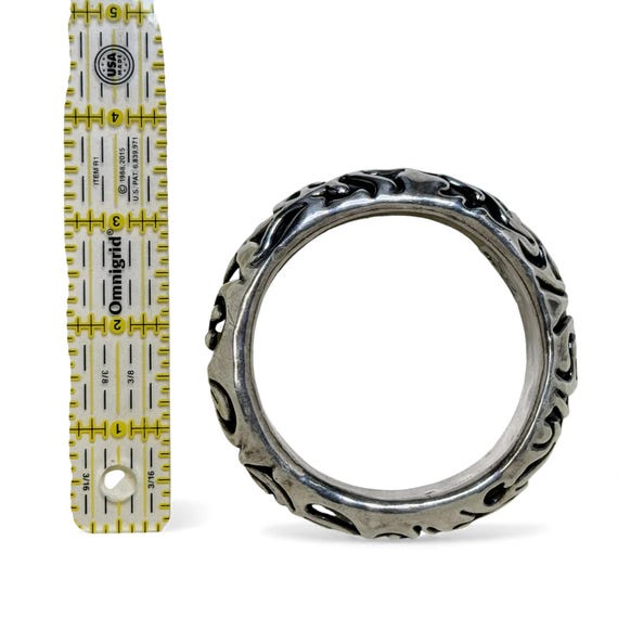 Large Electroform Sterling Bangle - image 5