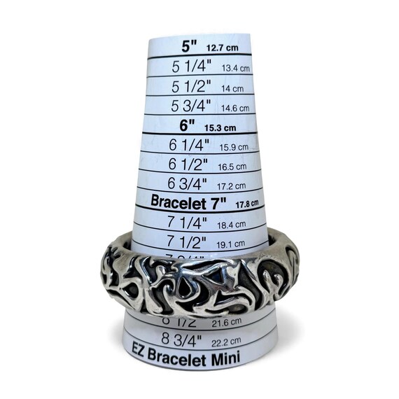 Large Electroform Sterling Bangle - image 4