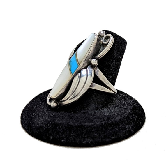 Turquoise Ring 9 / Native American Jewelry / TURQ… - image 3