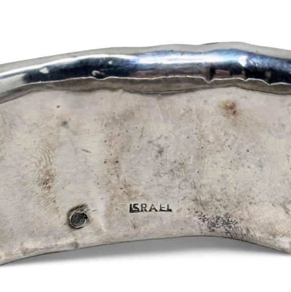 Large Electroform Sterling Bangle - image 3