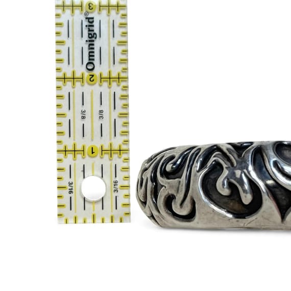Large Electroform Sterling Bangle - image 6