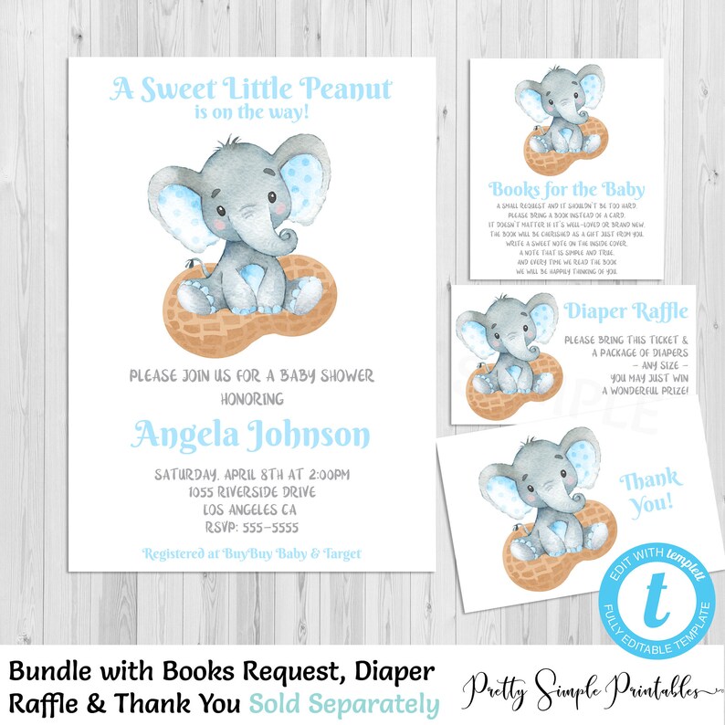 Photo Booth Frame Baby Shower Elephant Instagram Frame Etsy