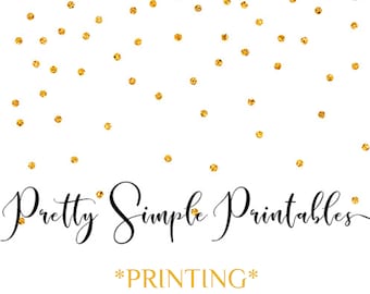Printing Service - Invitation Printing - Poster Printing - Templett Printing - 16 x 20 Printing - Chaklboard Poster Printing + More!