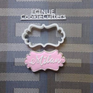 Sofia Plaque Cookie Cutter