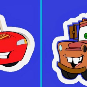 Cookie Cutter inspired by McQueen Car, Mater, and Guido