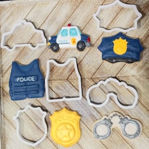 Police gadgets cookie cutters