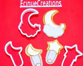 Moon Star Cookie Cutters