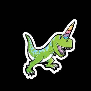 Unicorn T-Rex Cookie Cutter