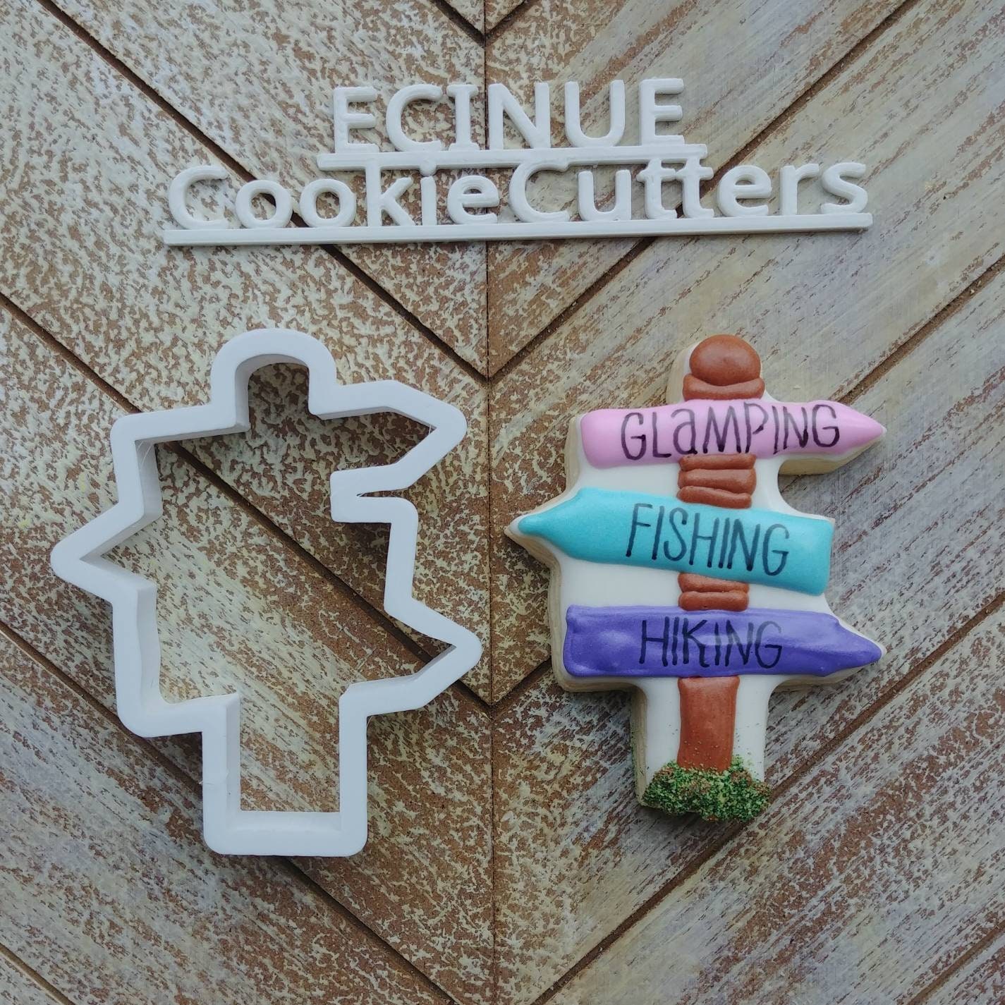 Camping theme Cookie Cutter Set Etsy