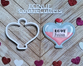 Valentine's Day Love Potion Bottle Cookie Cutter