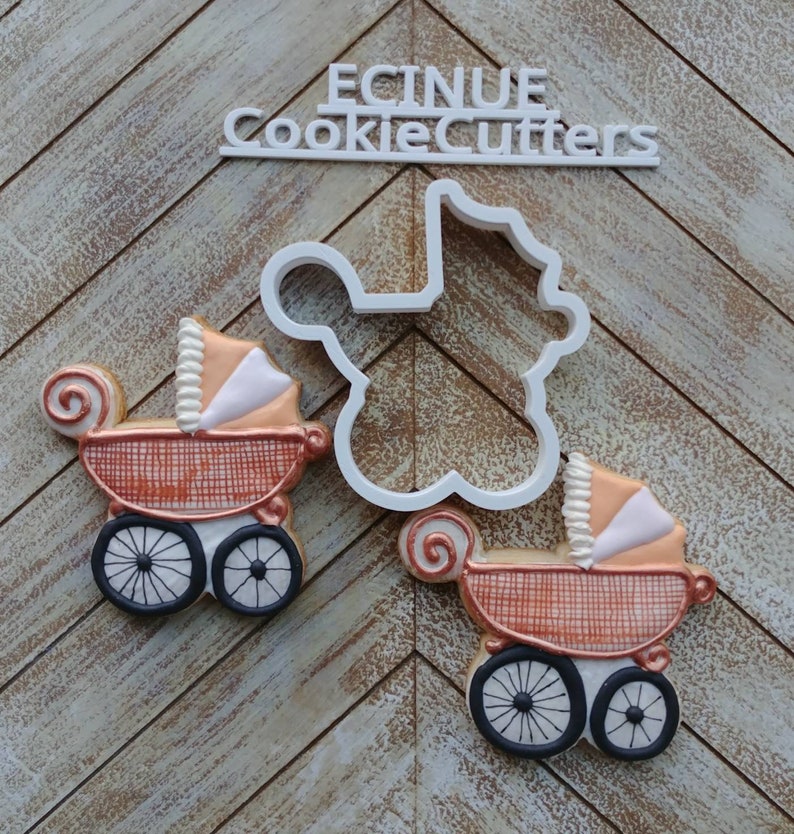 Baby Stroller Cookie Cutter Etsy