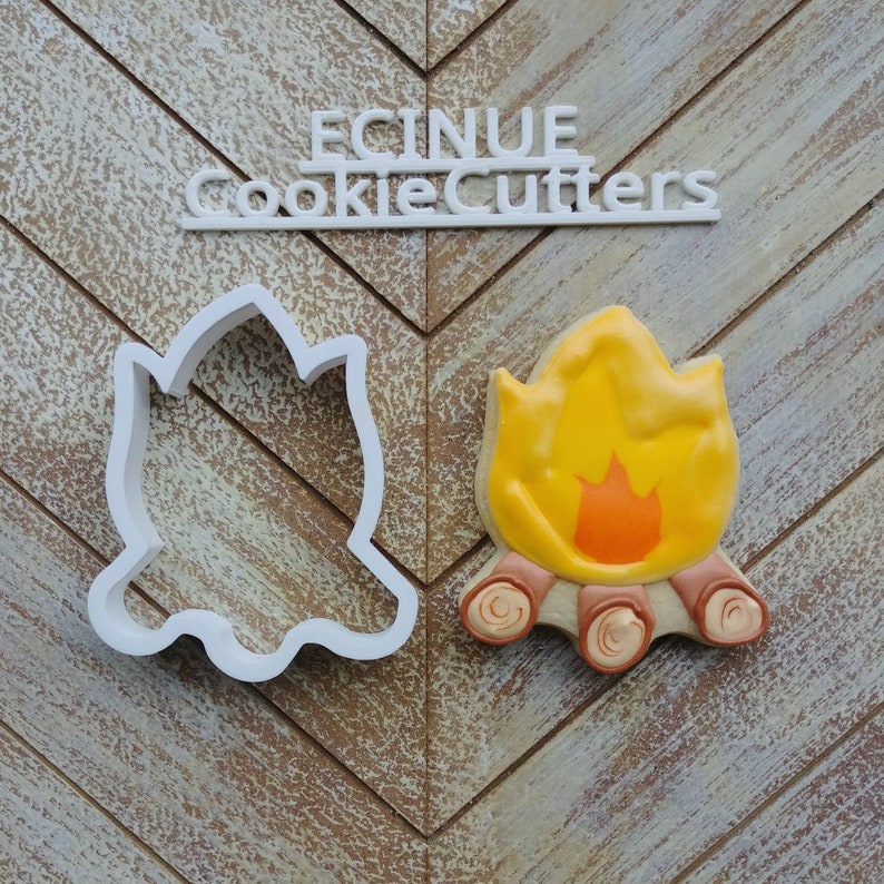 Camping Theme Cookie Cutter Set Etsy