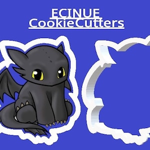 Toothless Cookie Cutter