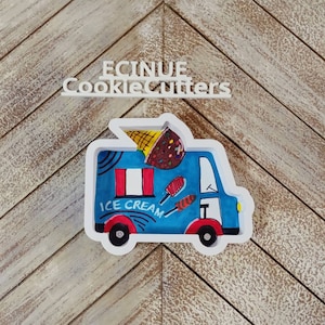 Ice Cream truck cookie cutter