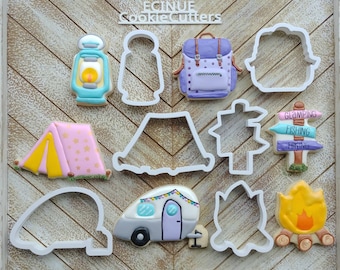 Camping theme Cookie Cutters