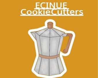 Italian Coffee Maker Cookie Cutter