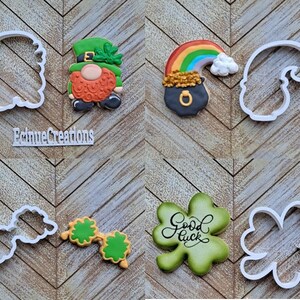 St. Patrick Leprechaun Cookie Cutter Set