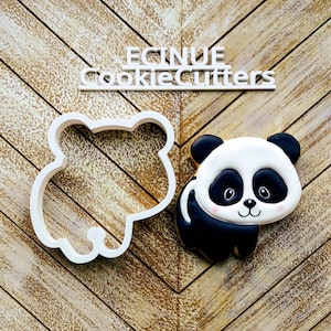 Cute Pandas Cookie Cutter