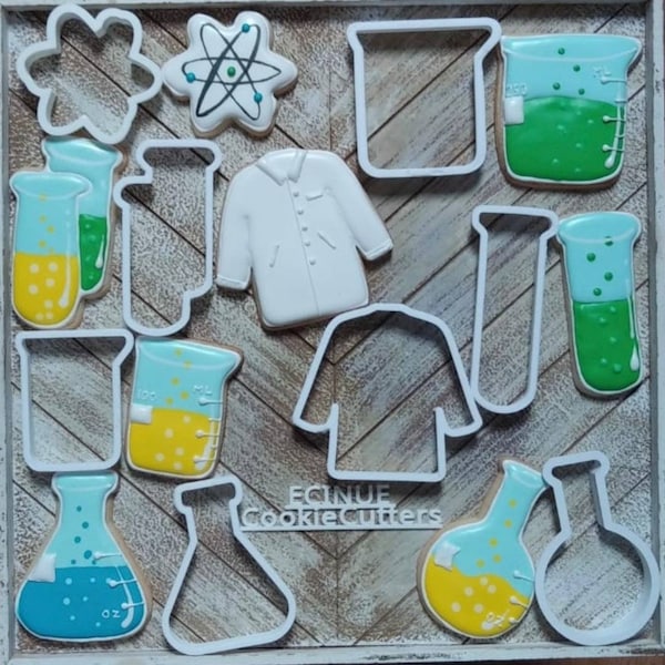 Science Lab Cookie Cutters