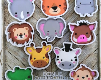 Safari Animals Cookie Cutters
