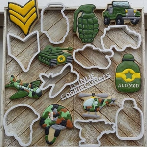 Soldier Gadgets Cookie Cutters