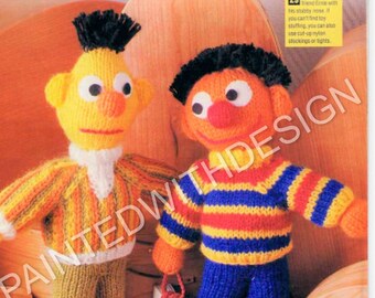 Ernie inspired choc orange cover 14 cms Sesame Street toy KNITTING PATTERN Ernie inspired choc orange cover 14 cms Sesame Street toy KNITTING PATTERN