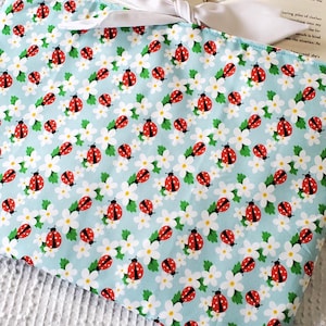 Housse de livre inspirée de Ladybug Garden, livre livre, cadeau, rat de bibliothèque, liseuse, housse de tablette, housse d'iPad, étui, fait main