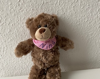 Teddy with a name scarf