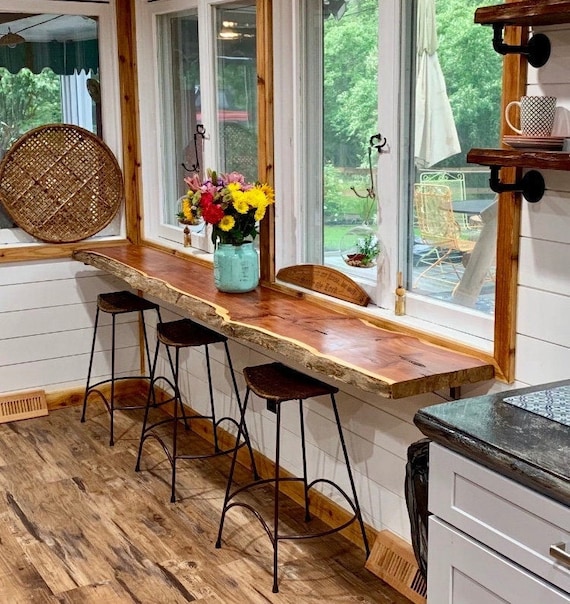 Finished Cedar Bar Tops Fully Finished Ready to Install Custom