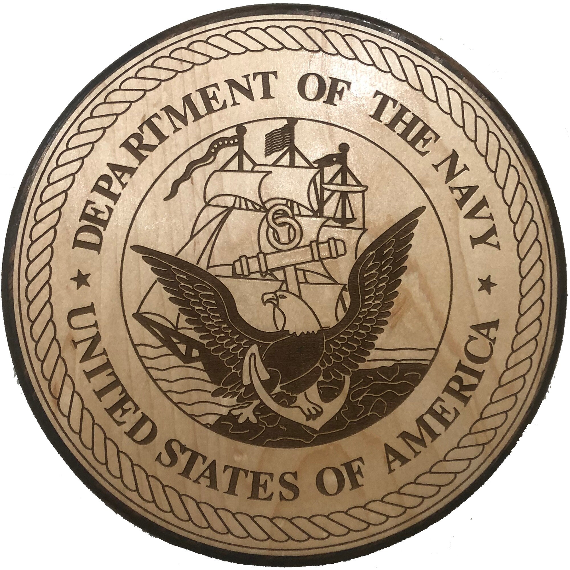 Set of US Military Service Emblems 12 Diameter Laser Etsy