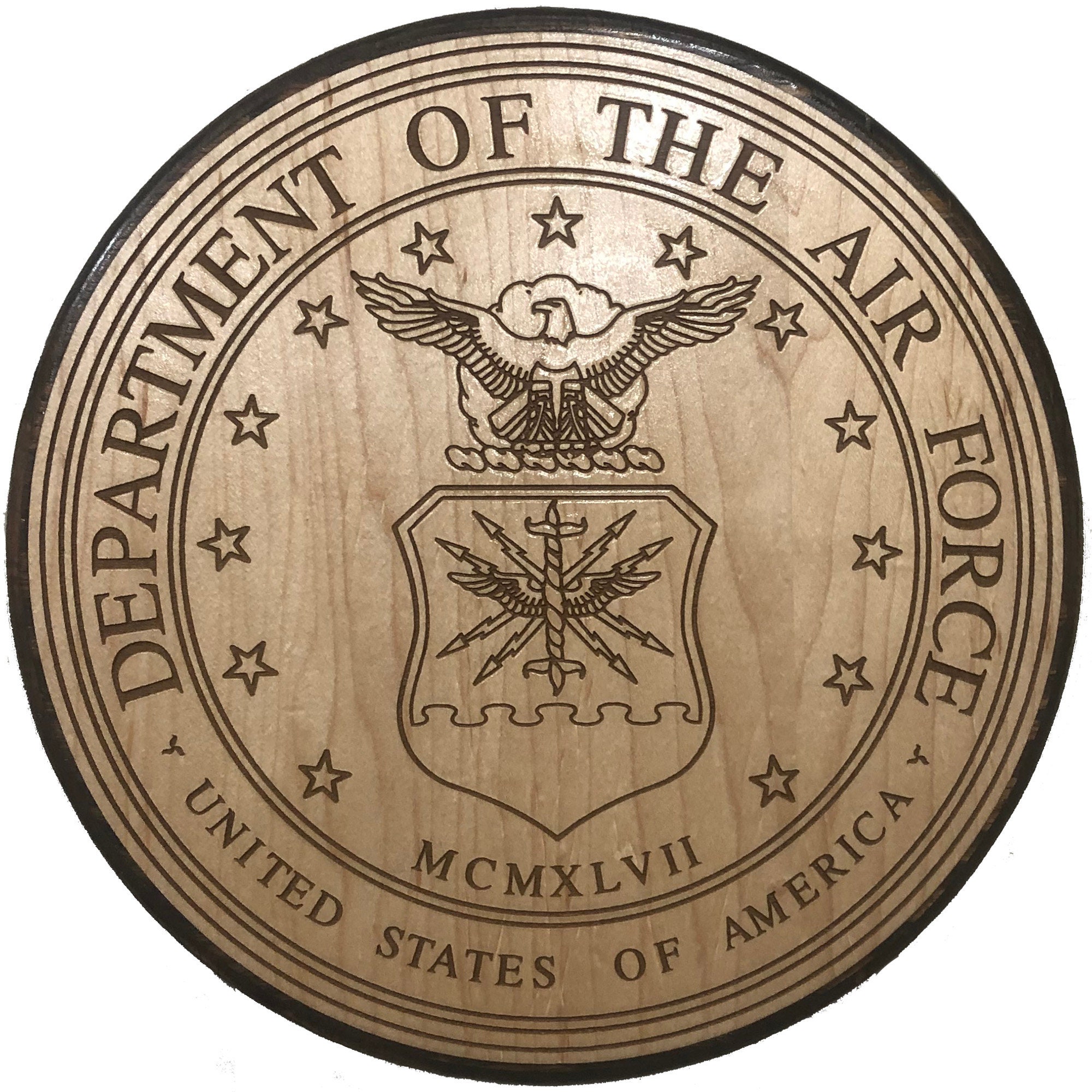 Set of US Military Service Emblems 12 Diameter Laser Etsy