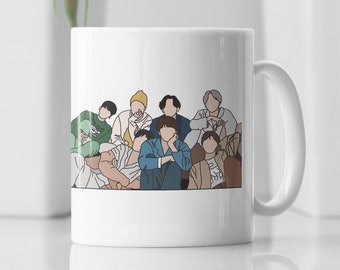 BTS 11 oz Ceramic Mug Gift Souvenir