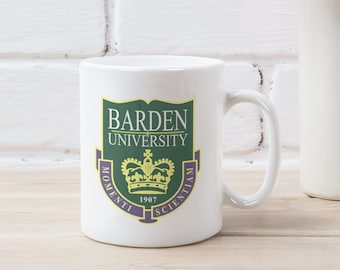 Barden University Logo Pitch Perfect White 11 oz Ceramic Mug Gift Souvenir