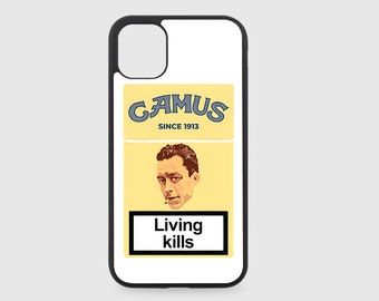 Albert Camus Living Kills Merch Lustige Handyhülle für Iphone 11, 12, 13 PRO MAX