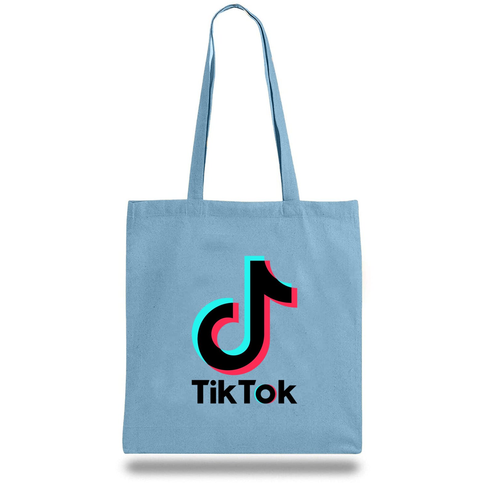 Tote Bag Embroidered Tiktok Man Woman Minimalism Cotton Etsy