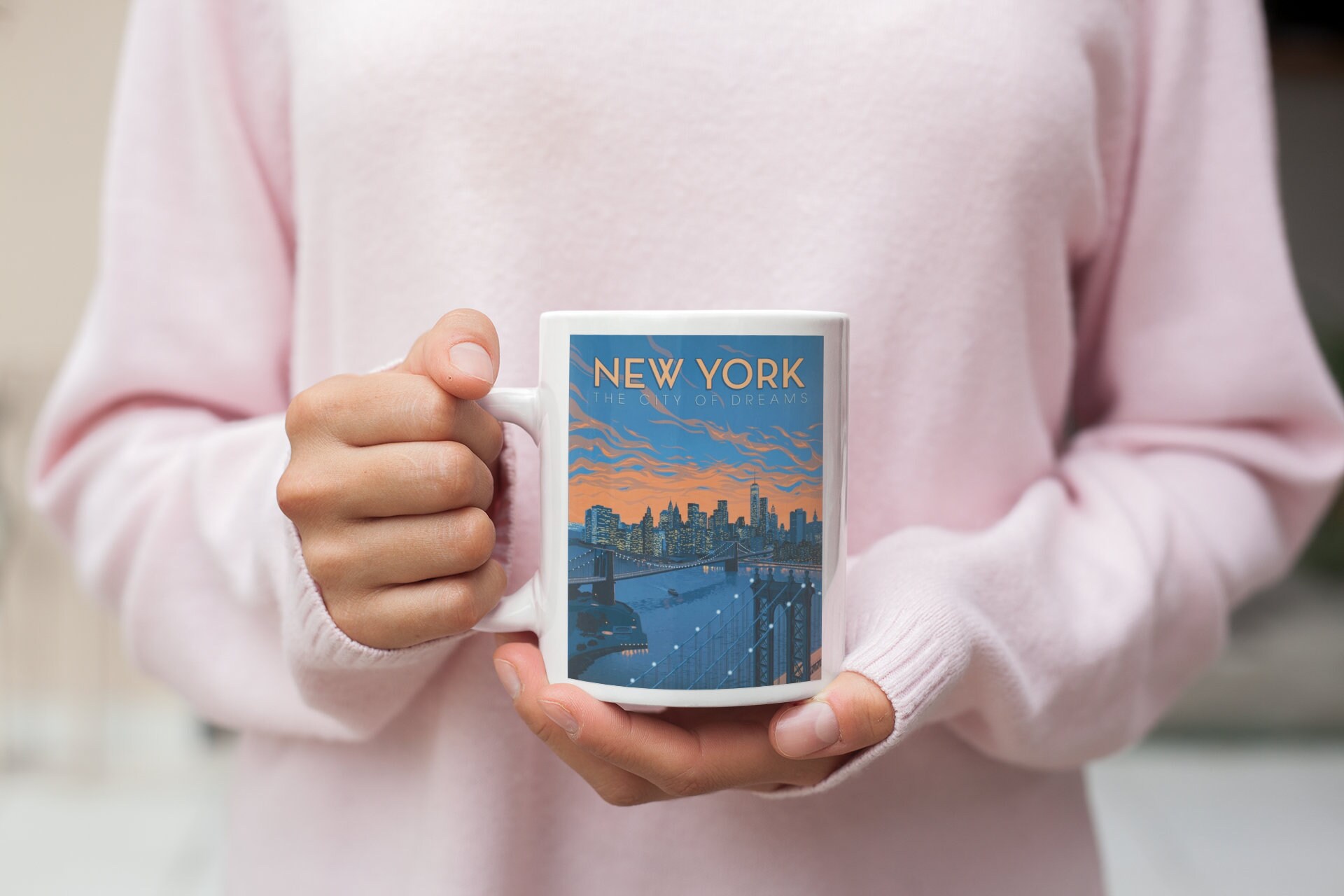 Discover New York City Of Dreams US Ceramic Mug Gift Souvenir