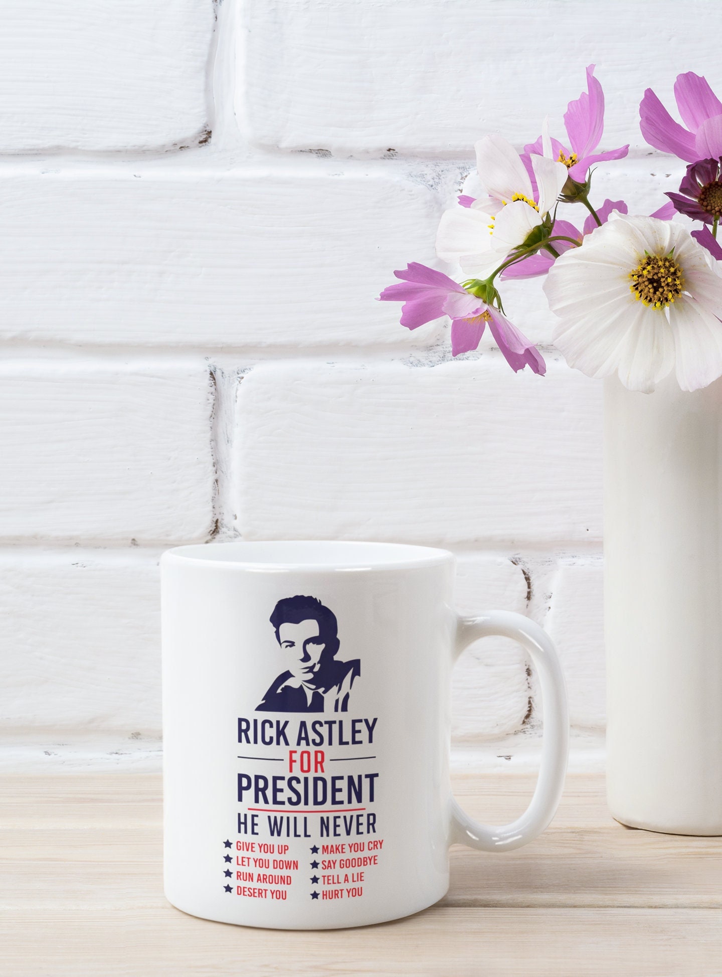 Rick Rolled Mug, Rickroll, Rick, Astley, Rickrolled, Never, Gonna, Give, You,  Up, Let, Ned, Memes, Dank : : Home & Kitchen