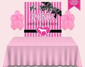 victoria secret pink invitations etsy