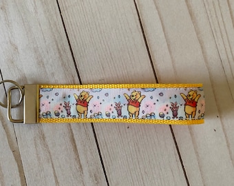 Winnie the Pooh inspired keychain 6”