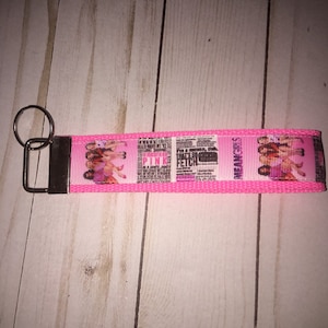 Mean girls wristlet keychain 6"