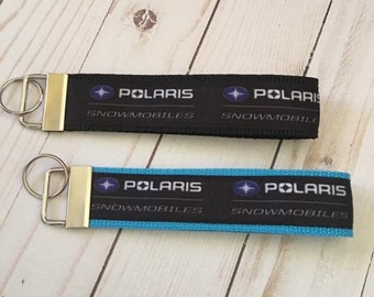 Snowmobile keychain wristlet 6