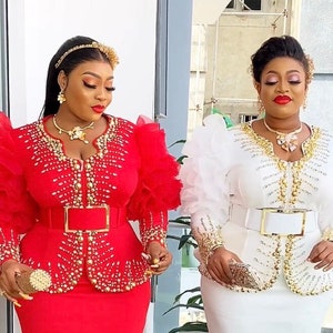 Nigerian lace styles skirt and blouse new arrivals