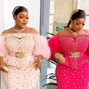 Mother of Bride Nigerian Outfit Etsy