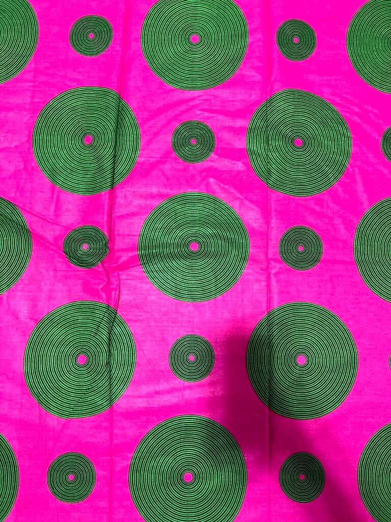 Green hotsell african print