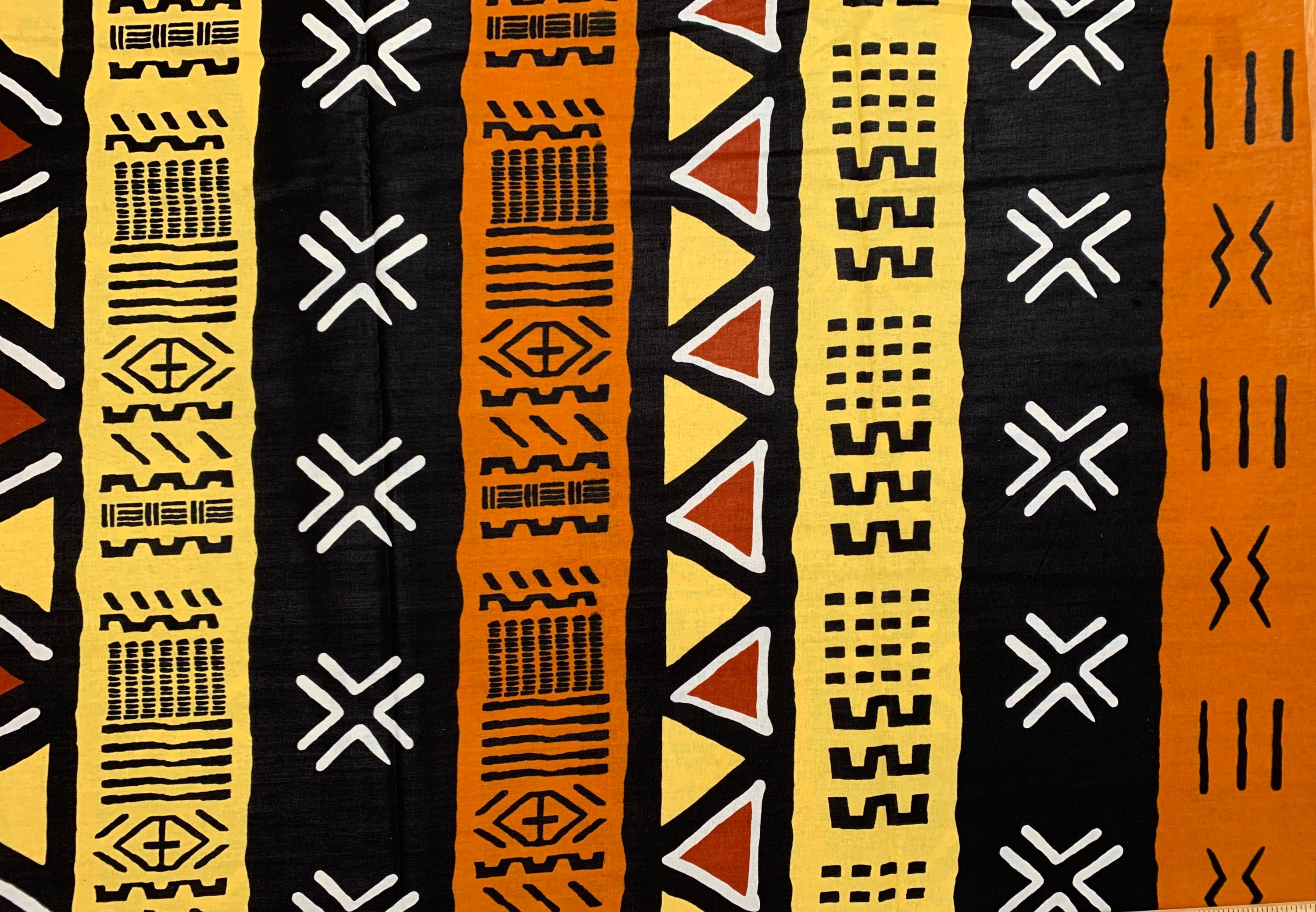 Rustic Mudcloth Print African Fabric by the Yard Boho Home Etsy